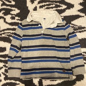 EUC Janie and Jack 4 Striped Long Sleeve Collared Shirt